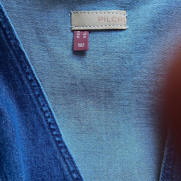 Women's Blue Denim Jumpsuit - Picture 7 of 8